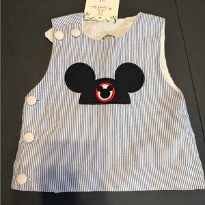 Mickey Mouse Striped Top